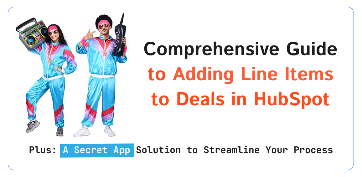 add line items to the deal in hubspot guide
